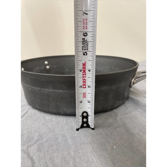 Calphalon #5005 Stainless Steel Clad 5 Quart 12.5" Induction Pan w/Lid FS Chrty - Picture 12 of 12